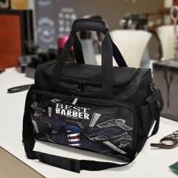 Waterproof Barber Bag Cosmetic Toiletry Organized Multi-Layer Pouch Ideal for Travel Daily Use Large Capacity