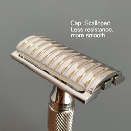 Dscosmetic S9 CNC Stainless Steel Double Edge Safety Razor Head