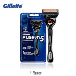 Gillette Fusion 5 Proglide Shaver Manual Safety Razor FlexBall Handle 5-layer Blade Refills for Men's Face Beard Shaving