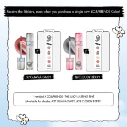 rom&nd X ZO&FRIENDS THE JUICY LASTING TINT,Natural Look,Hydrating Moisture,Luxury Makeup,Korean Cosmetic,K-Beauty,Korean Makeup