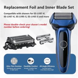 Replacement Foil And Inner Blade WES9032P For Panasonic For ARC5 5-Blade Shaver Models ES-LV97-K ES-LV67-K
