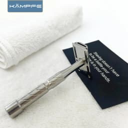KAMPFE Manual Safety CNC - Processed Stainless Steel for Wet Shaving sensitive skin