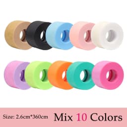 NEW 20Rolls Non-Woven Silicone Gel Tape Sensitive Skin Multi Use Breathable Microporous Color Gel Tape Eye Pad Makeup Patches