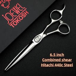 6.0-6.5 inch Professional Hairdressing Scissors,Japanese 440c Steel Hair Cutting Machine,Salon High Quality Barber Accessories