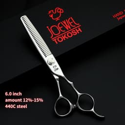 6.0-6.5 inch Professional Hairdressing Scissors,Japanese 440c Steel Hair Cutting Machine,Salon High Quality Barber Accessories
