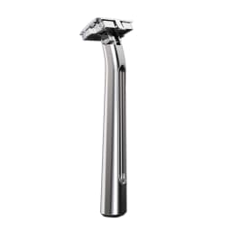 Whityle 20T Glide Pro 4D Super Double-edged Safety Razor Half Blade Shaver With Travel Leather Storage Bag for Men Grooming Care