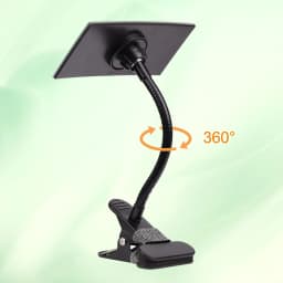 Flexible Clip-on Mirror for Salon Grafting Eyelash Extension 360°Rotatable Mirror Portable Desk Office Mirror Personal Safety