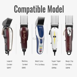8pcs Hair Clipper Guide Combs Fit Most Size Wahl Clippers Limit Comb With Cutting Lengths From 1.25-3 Inch Attachments For Wahl