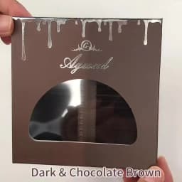 AGUUD 32Rows Brown Chocolate Color Premium Eyelashes Caramel Color Mink Individual Cashmere Volume Eyelash Extensions Collection