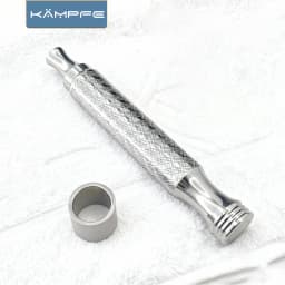 KAMPFE Manual Metal Safety Razor Double Edge Manual Shaver for Close Shave Traditional Safety Razor