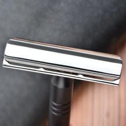 YAQI Chrome And Black Color Aluminum Handle Light Weight AC Blade Excalibur Single-edged Mens Shaving Safety Razor
