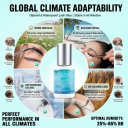 Gollee All Weather 0.5S Quick Drying Eyelash Extension Glue Professional Eyelash Adhesive Super Bonder Eye lash Booster