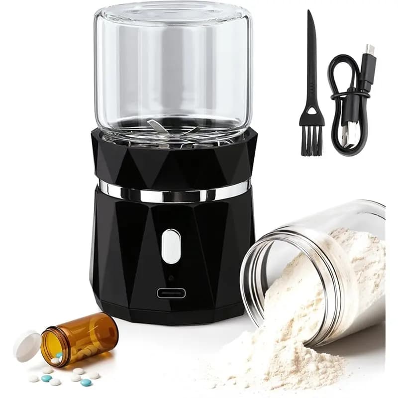 【SURPRISE】Automatic Fine Powder Electric Pill Crusher Grinder For Multiple Pills, Medication Grinding Tool For Elderly& Pets Pul
