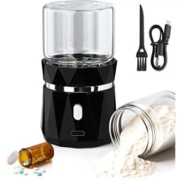 【SURPRISE】Automatic Fine Powder Electric Pill Crusher Grinder For Multiple Pills, Medication Grinding Tool For Elderly& Pets Pul