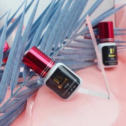5ml Korea IB Ibeauty Expert Glue for Eyelash Extensions Original IB Wine Red Cap Lash Glue False Eyelash Adhesive Private Logo