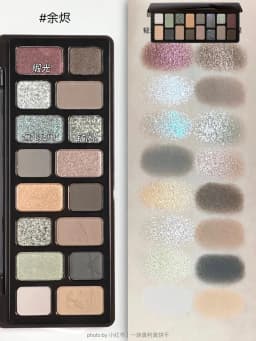 QianYan 16Colors Pink Brown Cowboy Blue Smoky Eyeshadow Christmas Multicolor Matte Pearl Eye Makeup Palette