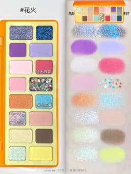 QianYan 16Colors Pink Brown Cowboy Blue Smoky Eyeshadow Christmas Multicolor Matte Pearl Eye Makeup Palette