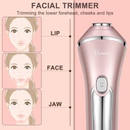 Hatteker 3-in-1 Electric Epilator Set for Women IPX7 Waterproof USB Rechargeable Full Body Hair Remover with LED Display
