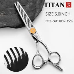 Titan Professional Hair Scissors Thinning Cutting Barber Hair Shears Scissor Hairdressing Scissors 5.5/6.0/6.5/7.0inch 440C