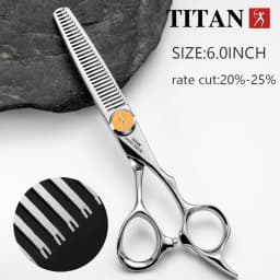 Titan Professional Hair Scissors Thinning Cutting Barber Hair Shears Scissor Hairdressing Scissors 5.5/6.0/6.5/7.0inch 440C