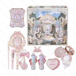 Flower Knows Full Makeup Kit Luxury Gift Box Eyeshadow Palette Blush Lip Cream Hand Mirror Hair Clip Bag Pendant Cute Beauty Cos
