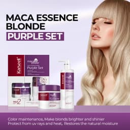 Karseell Purple Hair Mask Purple Shampoo Professional Neutralizes Brass Yellow Tones For Blonde Silver Gray Highlighted Hair