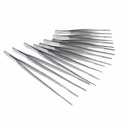 Stainless steel Vascula and Cardiac Dissecting ForcepsAtraumatic tips Tissue tweezers Microsurgical instruments