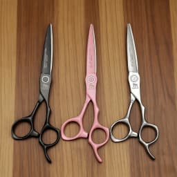 MURASAKI 6.2 inch Hairdressing Scissors, Japanese VG10 Steel Professional Barber Shears, Salon High Quality Hair Cutting Machine