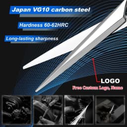 HISADA New Barber Scissors, 6.3-7.0 inch Professional Hair Cutting Scissors, Blind Hole Design Salon Scissors, Ergonomic Comfort