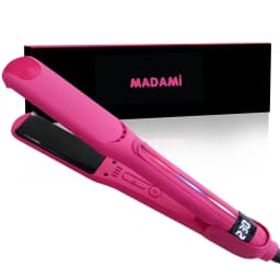 Infrared Hair Flat Iron 450°F Professional Hair Straightener Curler Ceramic Fast Heating Plate 230℃ Salon Hair Iron Dual Voltage