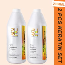 PURC Keratin Hair Treatment Set 300/1000 ml Curly Frizzy Hair Straightening Smooth Brazilian Keratin Products Salon Wholesalers
