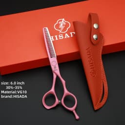 HISADA Hairdressing Scissors 5.5 Inch Hair Cutting Machine VG10 Material High Grade Scissors Professional Hair Salon
