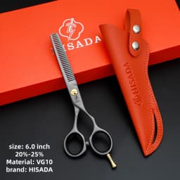 HISADA Hairdressing Scissors 5.5 Inch Hair Cutting Machine VG10 Material High Grade Scissors Professional Hair Salon
