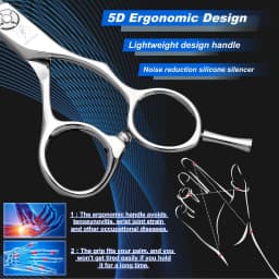 HISADA Hairdressing Scissors 5.5 Inch Hair Cutting Machine VG10 Material High Grade Scissors Professional Hair Salon