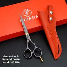HISADA Hairdressing Scissors 5.5 Inch Hair Cutting Machine VG10 Material High Grade Scissors Professional Hair Salon