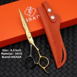 HISADA Hairdressing Scissors 5.5 Inch Hair Cutting Machine VG10 Material High Grade Scissors Professional Hair Salon