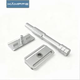 Kampfe Men's Vintage Double-Edged Razor Non-Slip Aluminium Wet & Dry Grooming Shaver for Smooth Shave 5 spare razor blades