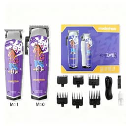 D8 MadeShow (M10+M11) Men's Professional High RPM Cordless Hair Clipper Trimmer Set Barber Shop Hair Salon Barber Machine