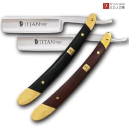 Titan Wood Handle Men Shaving Tools Hair Razor Stainless Steel Straight Razor
