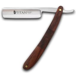 Titan Wood Handle Men Shaving Tools Hair Razor Stainless Steel Straight Razor