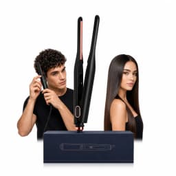 Small Flat Iron for Short Hair Pencil Flat Iron Mini Hair Straightener Ceramic Beard Straightener Tiny Hair Straightening Iron