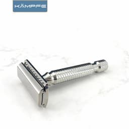 Kampfe Classic CNC Stainless Steel Double Edge Safety Polishing Razor for Men Grip Non-Irritating Father’s Day gift