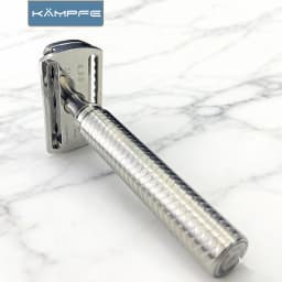 Kampfe Classic CNC Stainless Steel Double Edge Safety Polishing Razor for Men Grip Non-Irritating Father’s Day gift