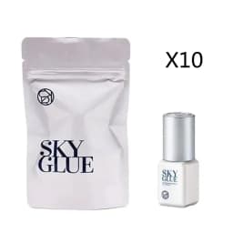 5/10pcs Original Korea Sky S+ Lashes Glue Lady Black Adhesive 1-2S Fast Dry Sky Zone Strong Eyelash Extension Glue Makeup Tools