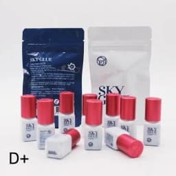 5/10pcs Original Korea Sky S+ Lashes Glue Lady Black Adhesive 1-2S Fast Dry Sky Zone Strong Eyelash Extension Glue Makeup Tools