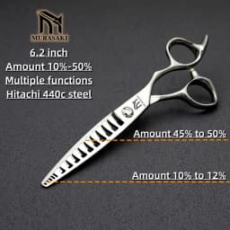 MURASAKI Professional hairdressing scissors,Japan VG10 Cobalt steel,High quality hair cutting scissors,Special design for barber