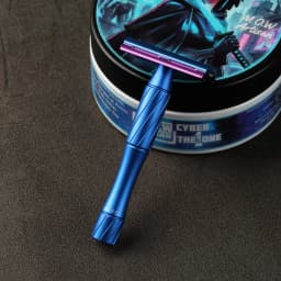 YAQI Shaving Set Blur Ghost 2.0 (Aluminum Version) Light Weight Safety Razor With Soap