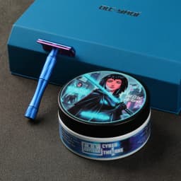 YAQI Shaving Set Blur Ghost 2.0 (Aluminum Version) Light Weight Safety Razor With Soap