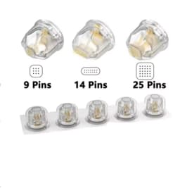 10Pcs Dr Pen Bio Pen Q2 Disposable Microneedling Needle LED Light Therapy and Microcurrent 9 14 25 Pins Nano