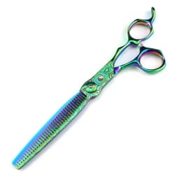 Professional Green JP440c Steel 7 '' Damask Pattern Hair Scissors Haircut Thinning Barber Cutting Shears Hairdresser Scissors